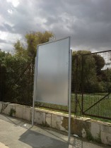 Impianti Pubblicitari e Poster per Affissioni - Particolari di cartelli e cartelloni pubblicitari